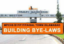 MPCHS B17/F17/Faisal Town Islamabad Building Bye-Laws