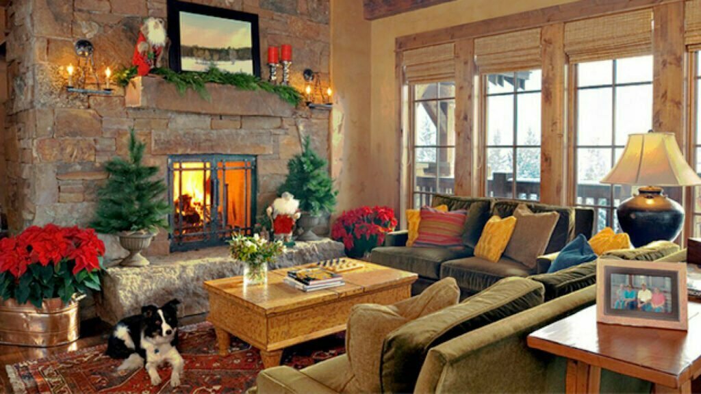 Rustic living room Design